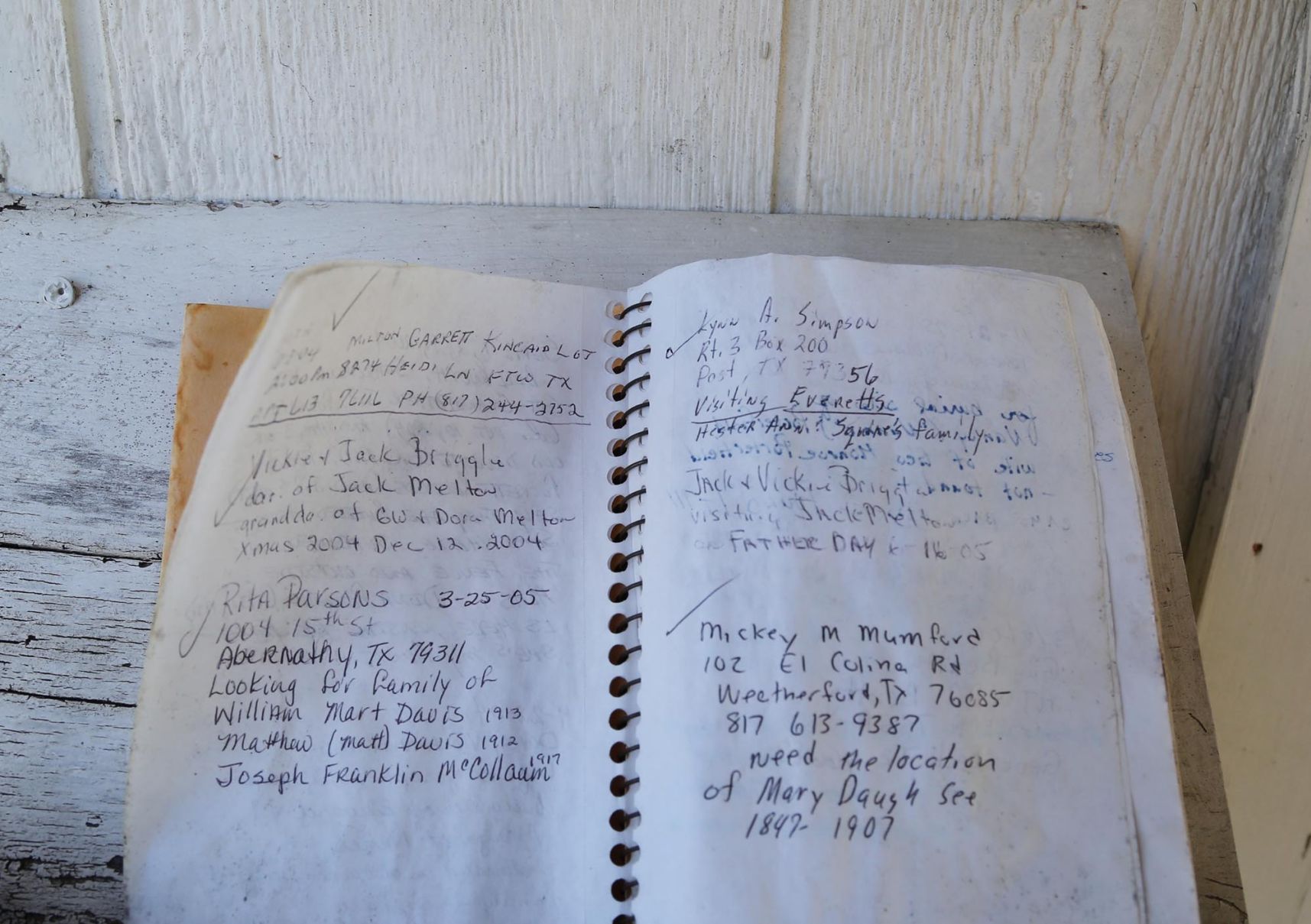 Greenwood guestbook